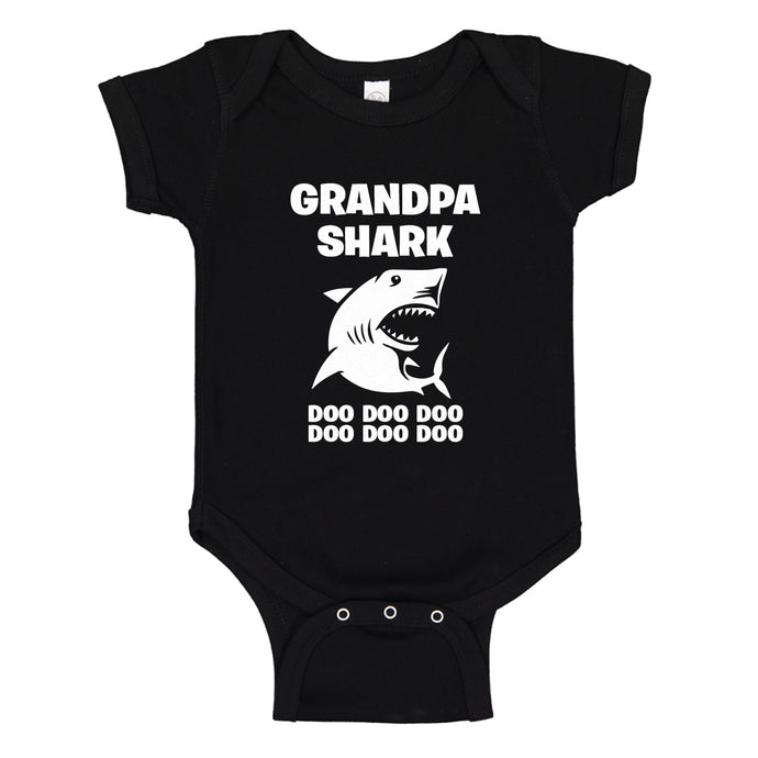 Baby Onesie Grandpa Shark 100% Cotton Infant Bodysuit