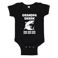 Baby Onesie Grandpa Shark 100% Cotton Infant Bodysuit