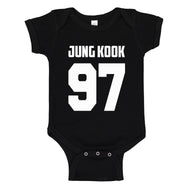 Baby Onesie Jung Kook 97 100% Cotton Infant Bodysuit