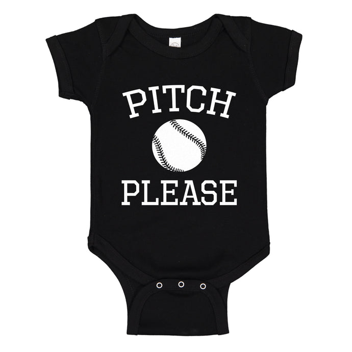 Baby Onesie Pitch Please 100% Cotton Infant Bodysuit