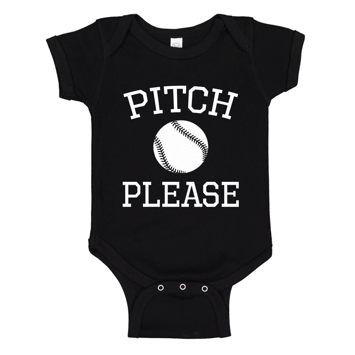 Baby Onesie Pitch Please 100% Cotton Infant Bodysuit
