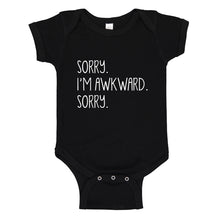 Baby Onesie Sorry I'm Awkward Sorry 100% Cotton Infant Bodysuit