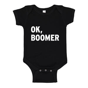 Baby Onesie Ok, Boomer 100% Cotton Infant Bodysuit