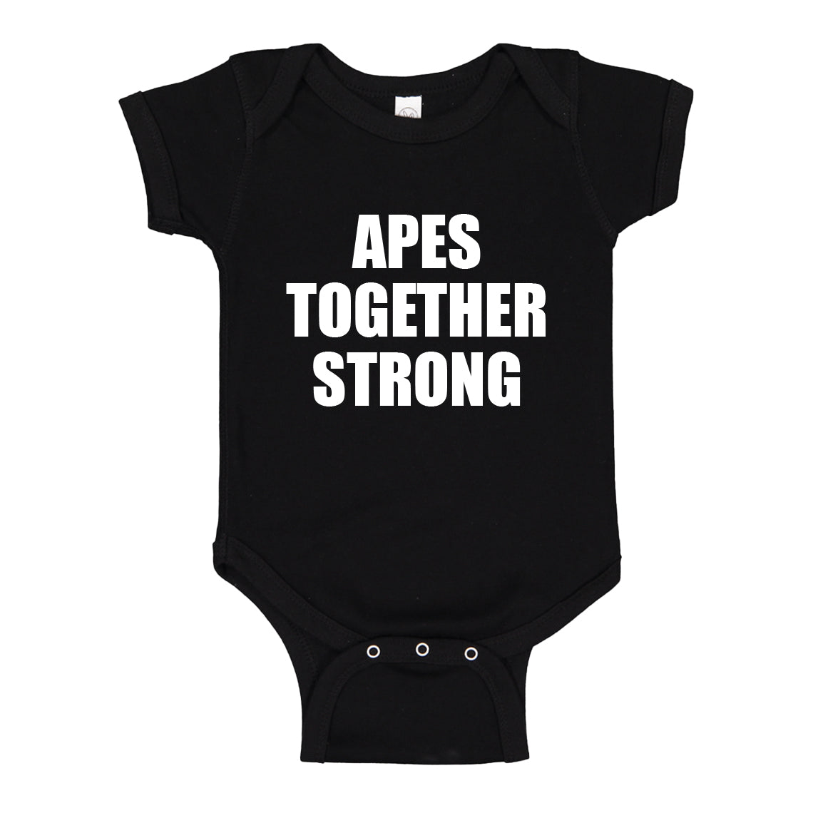 Baby Onesie APES TOGETHER STRONG 100% Cotton Infant Bodysuit