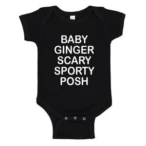 Baby Onesie Spice Names 100% Cotton Infant Bodysuit