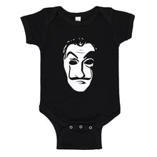 Baby Onesie Salvador Dali Face Heist Mask 100% Cotton Infant Bodysuit