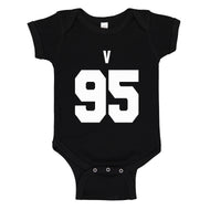 Baby Onesie V 95 100% Cotton Infant Bodysuit