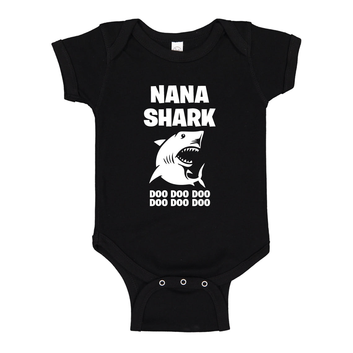Baby Onesie Nana Shark 100% Cotton Infant Bodysuit