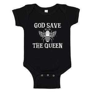 Baby Onesie God Save the Queen 100% Cotton Infant Bodysuit
