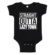 Baby Onesie Straight Outta Lazy Town 100% Cotton Infant Bodysuit