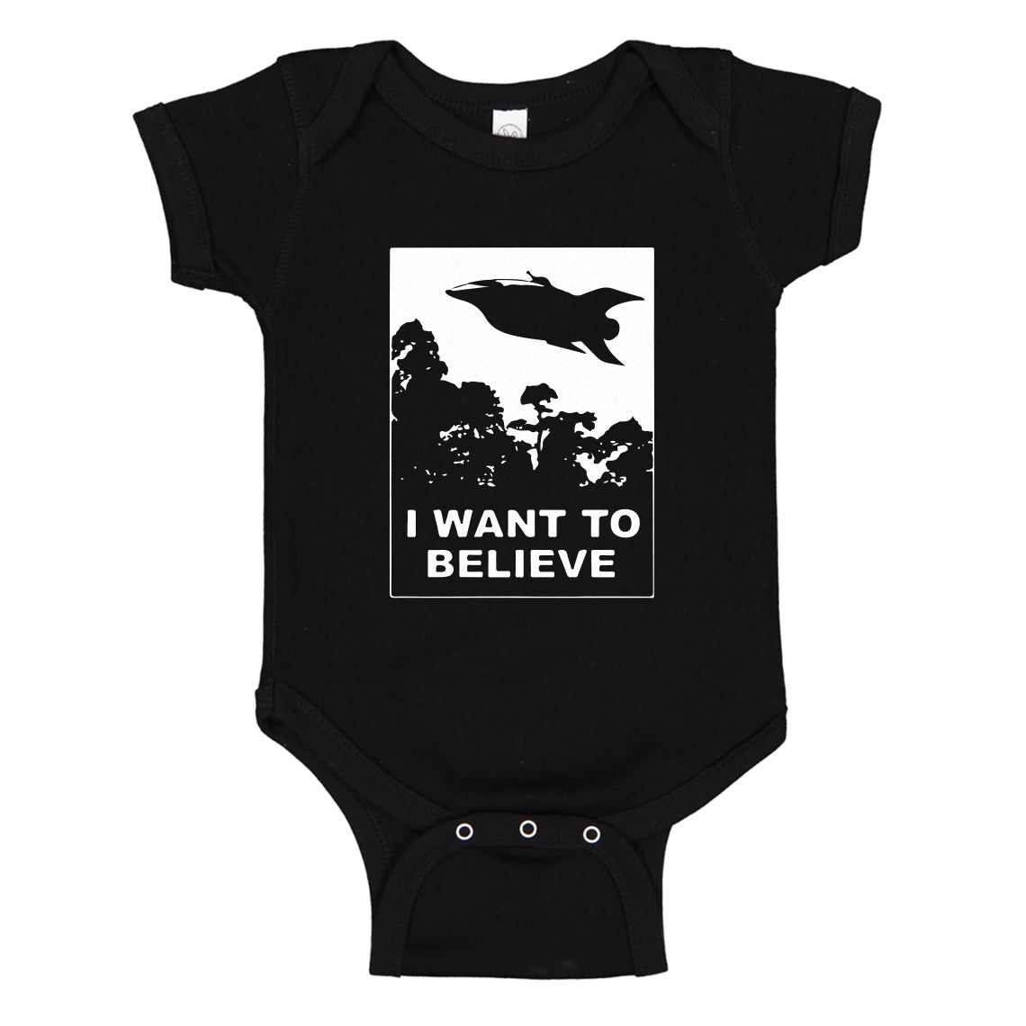 Baby Onesie I Want to Believe Planet Express 100% Cotton Infant Bodysuit