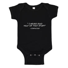 Baby Onesie Confucius say 100% Cotton Infant Bodysuit