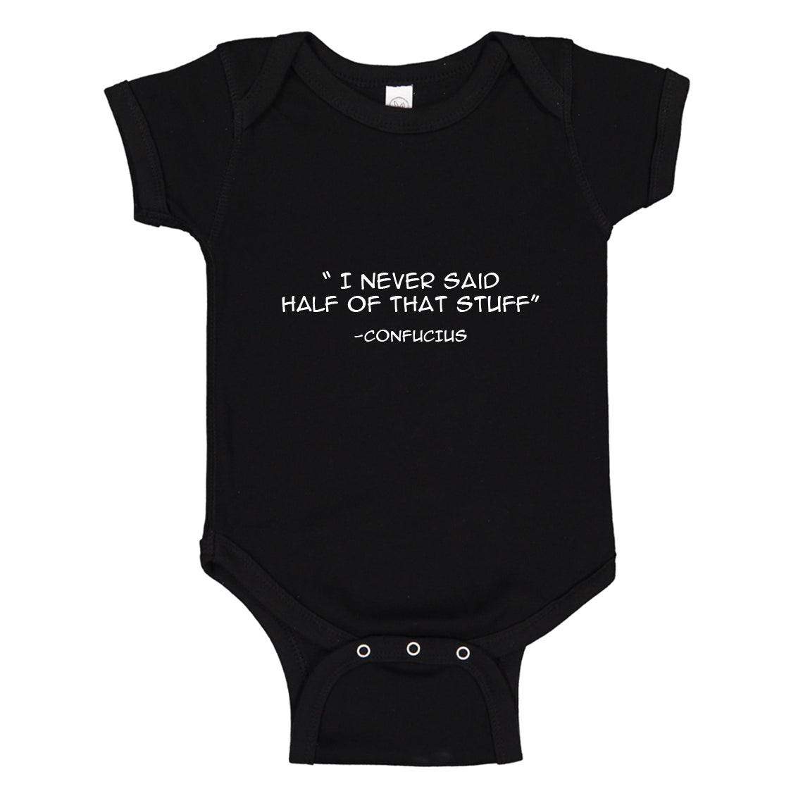 Baby Onesie Confucius say 100% Cotton Infant Bodysuit
