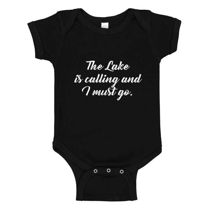 Baby Onesie The Lake is Calling and I must Go 100% Cotton Infant Bodysuit