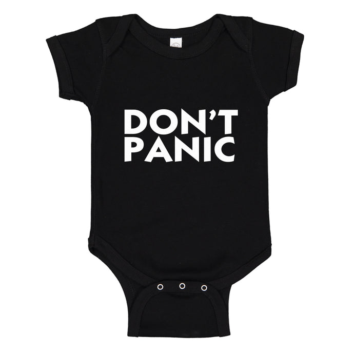 Baby Onesie Don't Panic 100% Cotton Infant Bodysuit