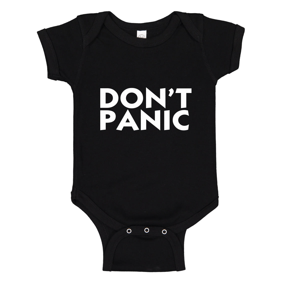 Baby Onesie Don't Panic 100% Cotton Infant Bodysuit