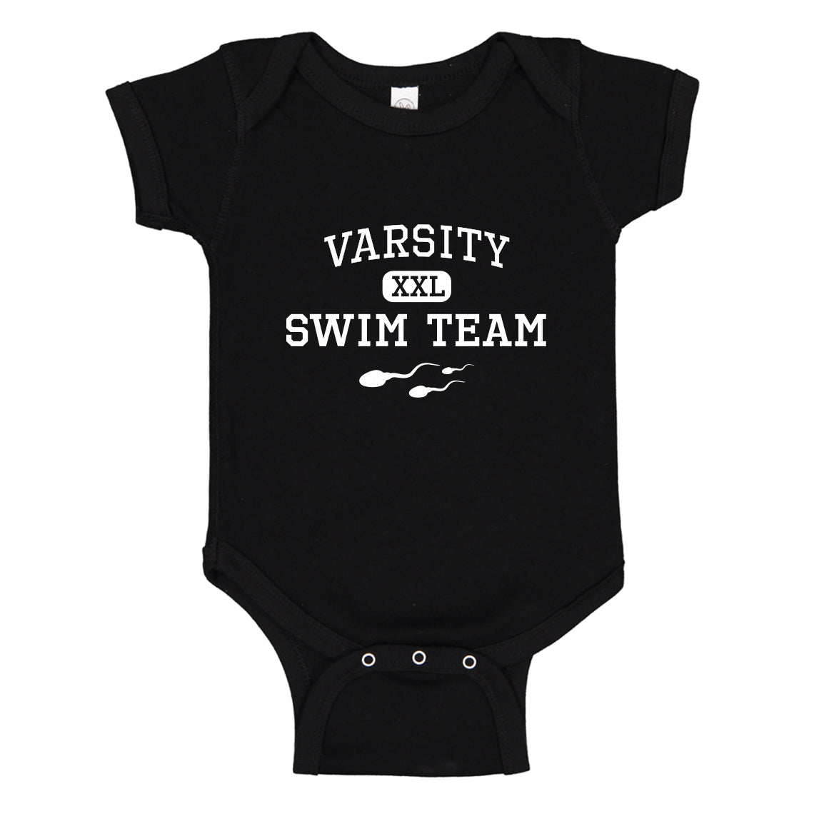 Baby Onesie Varsity Swim Team 100% Cotton Infant Bodysuit