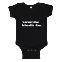 Baby Onesie I'm not superstitious 100% Cotton Infant Bodysuit