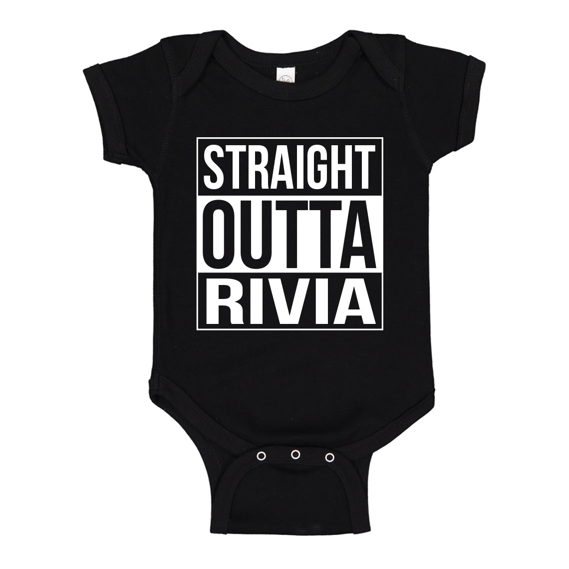 Baby Onesie Straight Outta Rivia 100% Cotton Infant Bodysuit