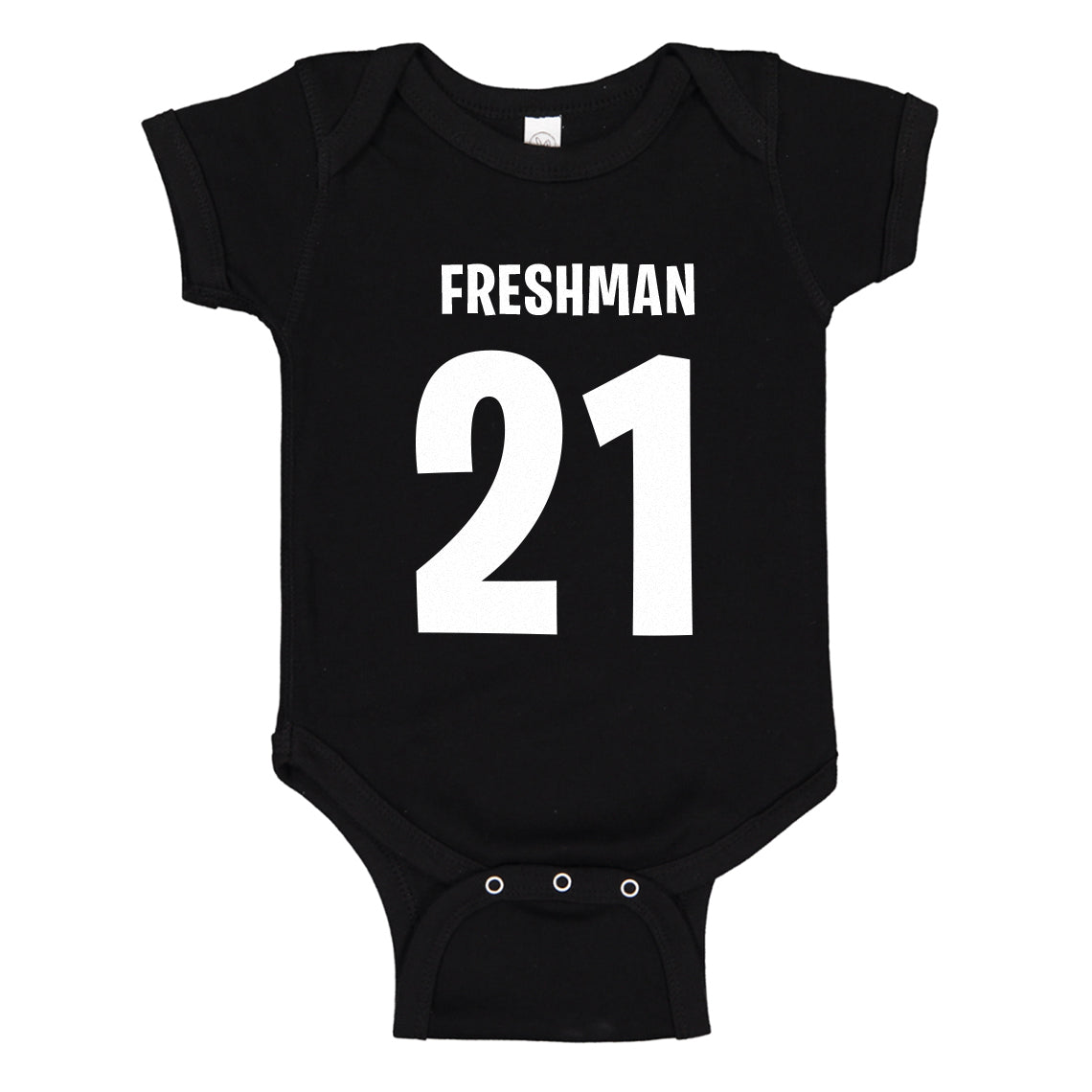 Baby Onesie Freshman 21 100% Cotton Infant Bodysuit