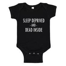 Baby Onesie Sleep Deprived and Dead Inside 100% Cotton Infant Bodysuit