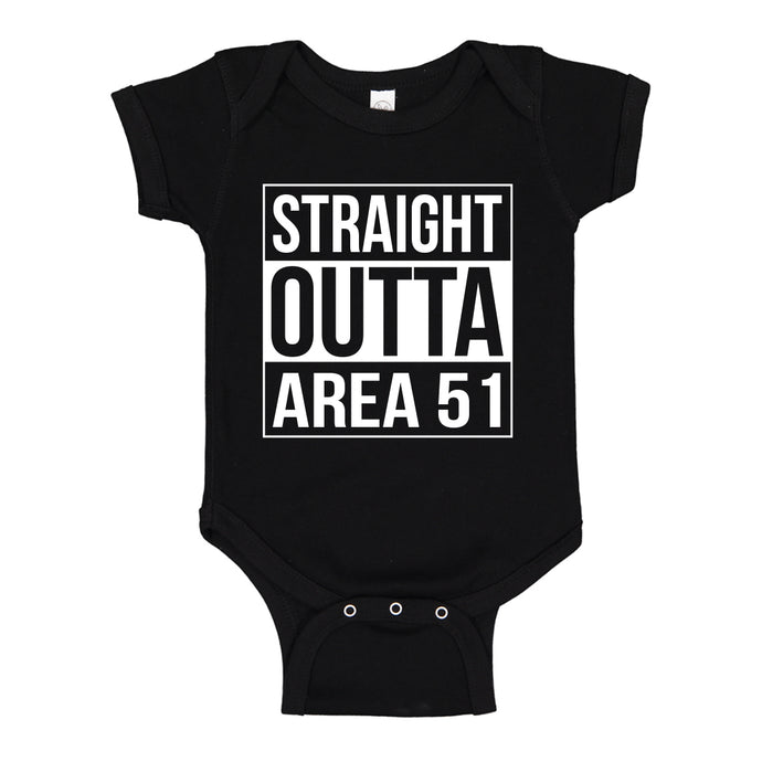 Baby Onesie Straight Outta Area 51 100% Cotton Infant Bodysuit