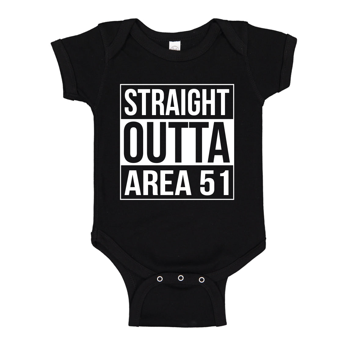 Baby Onesie Straight Outta Area 51 100% Cotton Infant Bodysuit