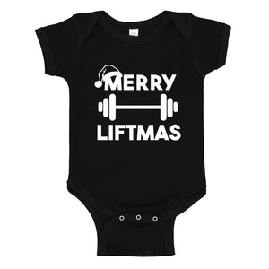 Baby Onesie Merry Liftmas 100% Cotton Infant Bodysuit