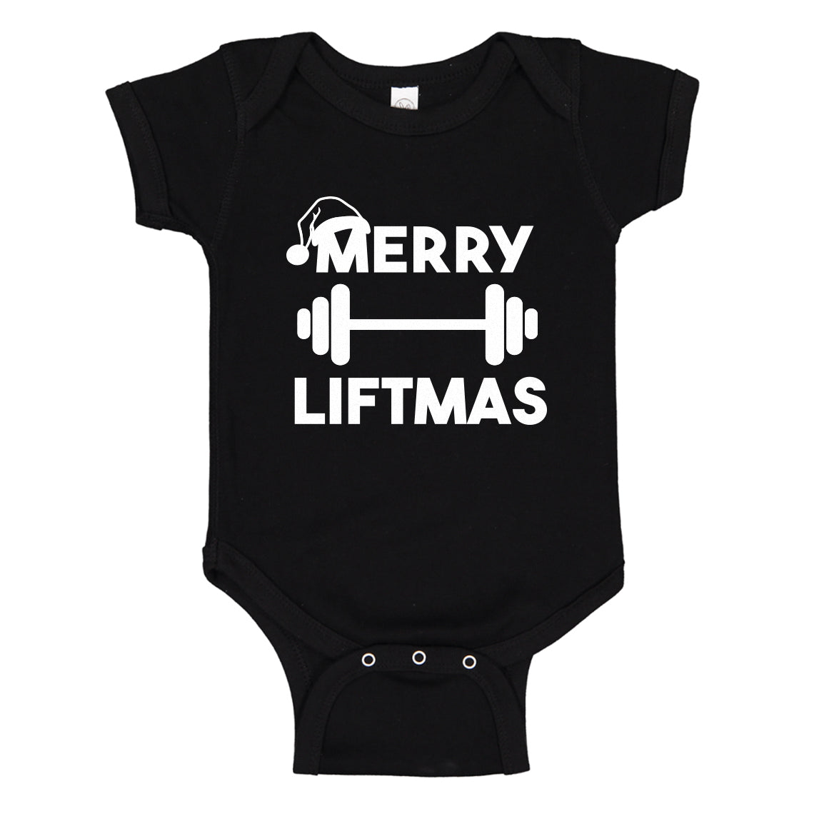 Baby Onesie Merry Liftmas 100% Cotton Infant Bodysuit
