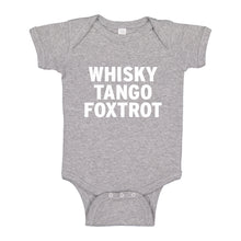 Baby Onesie WHISKY TANGO FOXTROT 100% Cotton Infant Bodysuit
