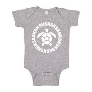 Baby Onesie Turtle Sksksk 100% Cotton Infant Bodysuit