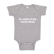 Baby Onesie It Goes Over Your Nose 100% Cotton Infant Bodysuit