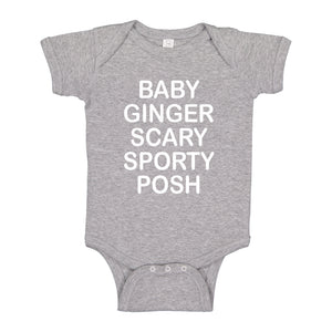 Baby Onesie Spice Names 100% Cotton Infant Bodysuit