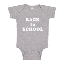 Baby Onesie Back to School 100% Cotton Infant Bodysuit
