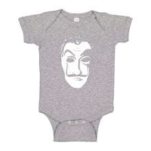 Baby Onesie Salvador Dali Face Heist Mask 100% Cotton Infant Bodysuit