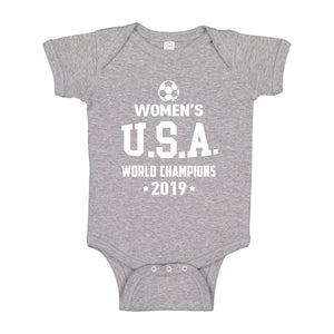 Baby Onesie World Soccer Champs 2019 100% Cotton Infant Bodysuit