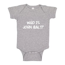 Baby Onesie Who is John Galt? 100% Cotton Infant Bodysuit