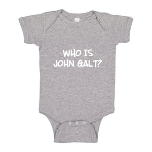 Baby Onesie Who is John Galt? 100% Cotton Infant Bodysuit