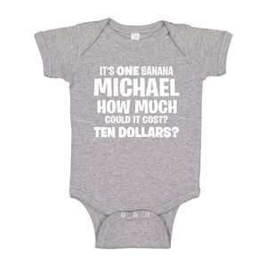 Baby Onesie Its ONE BANANA Michael 100% Cotton Infant Bodysuit