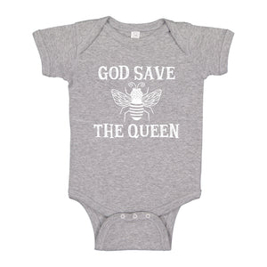 Baby Onesie God Save the Queen 100% Cotton Infant Bodysuit