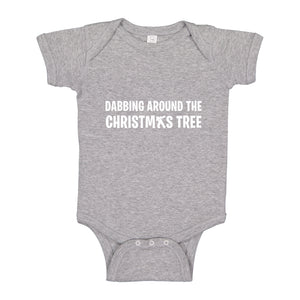 Baby Onesie Dabbing Around the Xmas Tree 100% Cotton Infant Bodysuit