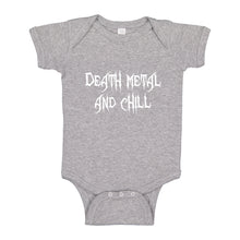 Baby Onesie Death Metal and Chill 100% Cotton Infant Bodysuit