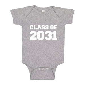 Baby Onesie Class of 2031 100% Cotton Infant Bodysuit