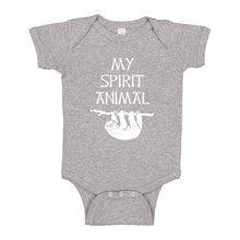 Baby Onesie Sloth is my Spirit Animal 100% Cotton Infant Bodysuit