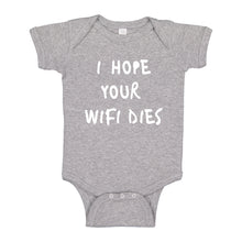 Baby Onesie I Hope Your Wifi Dies 100% Cotton Infant Bodysuit
