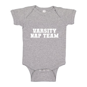 Baby Onesie Varsity Nap Team 100% Cotton Infant Bodysuit
