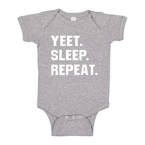 Baby Onesie Yeet Sleep Repeat 100% Cotton Infant Bodysuit