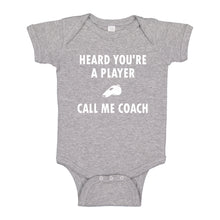 Baby Onesie Call me Coach 100% Cotton Infant Bodysuit