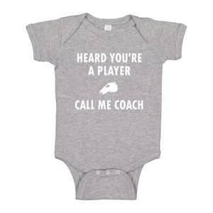 Baby Onesie Call me Coach 100% Cotton Infant Bodysuit