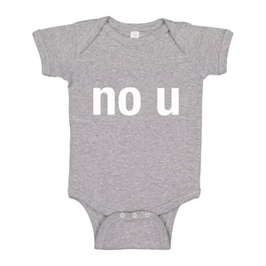 Baby Onesie No U 100% Cotton Infant Bodysuit